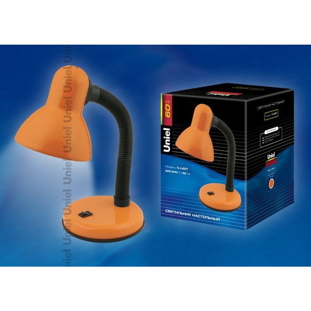 Лампа настольная UNIEL 02465 TLI-201 оранжевый