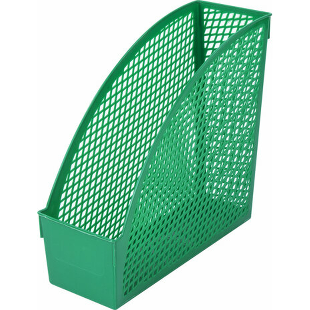 Вертикальный лоток STAFF Profit для бумаг, 270х100х250 мм, сетчатый, полипропилен, зеленый, 237254