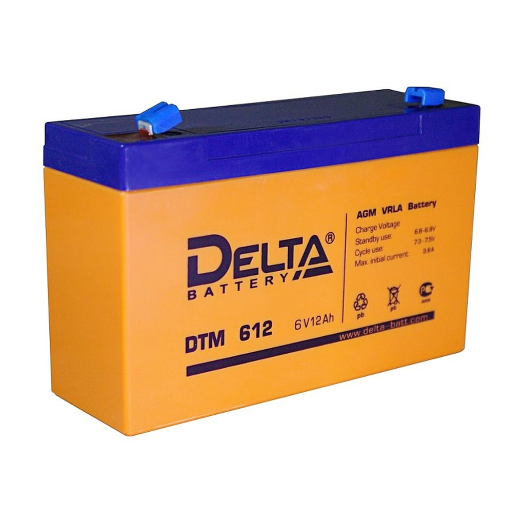 Аккумулятор для ИБП Delta DTM-6012 6V 1.2Ah