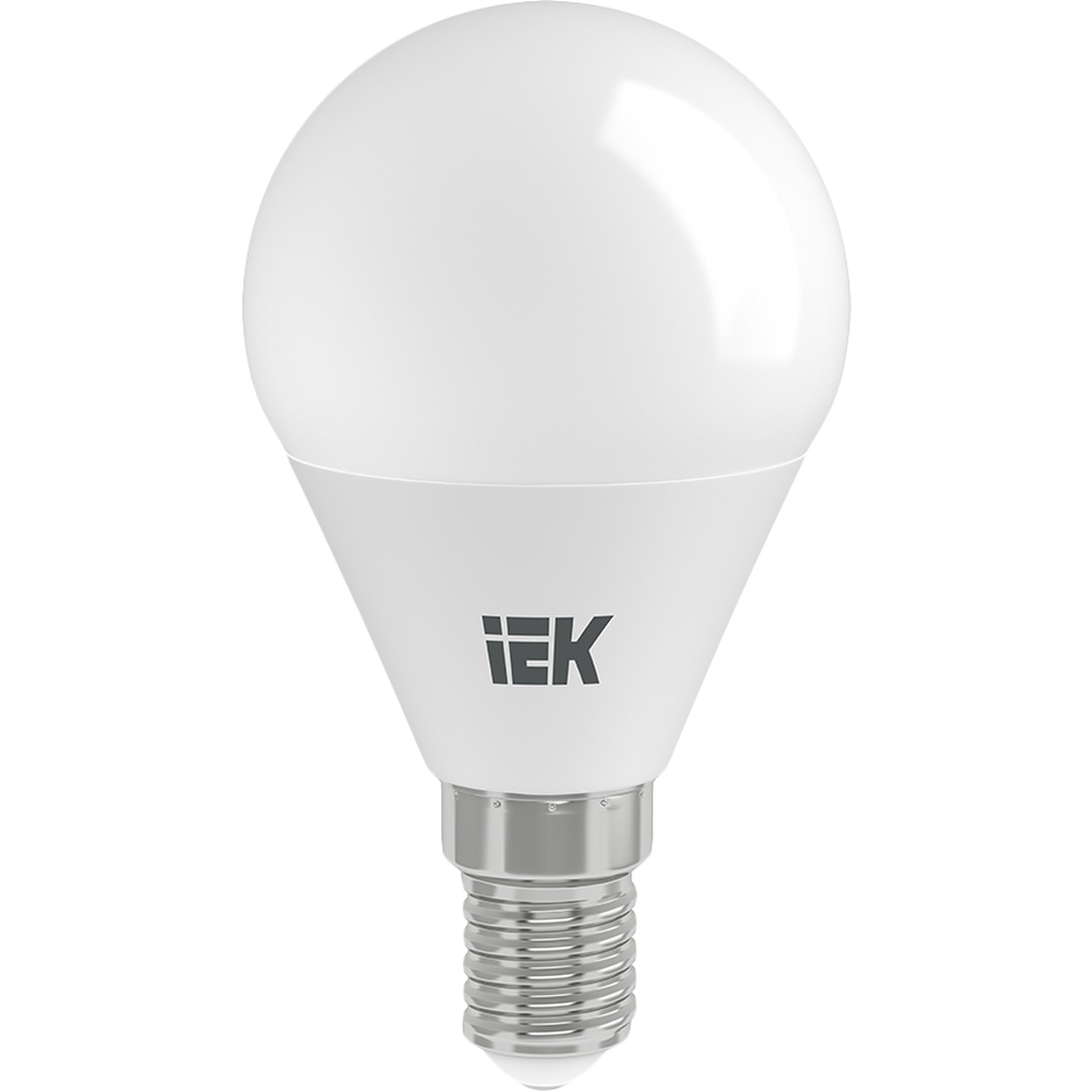 Лампа IEK LED G45 шар 7 Вт 230 В 3000К E14 LLE-G45-7-230-30-E14