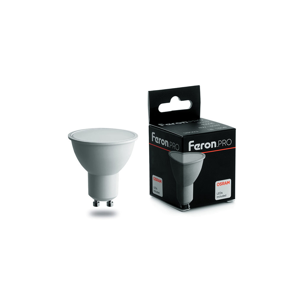 Светодиодная лампа FERON PRO LB-1608 GU10 8W 6400K OSRAM LED 38094