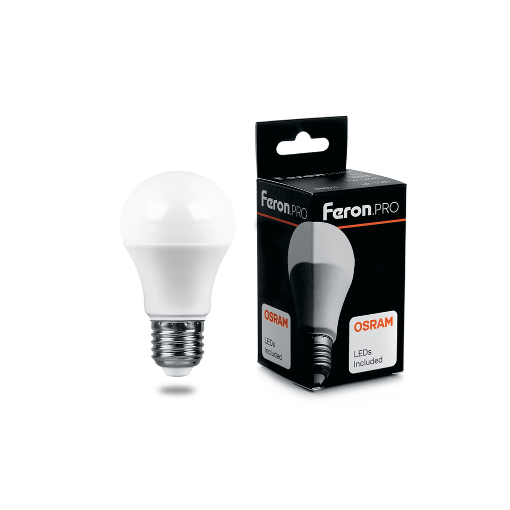 Светодиодная лампа FERON PRO LB-1011 шар E27 11W 4000K OSRAM LED 38030