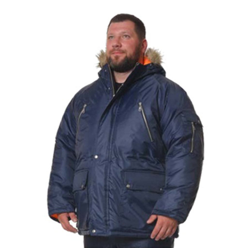 Куртка СПРУТ Аляска темно-синяя, размер 56-58/112-116, рост 182-188, 100730