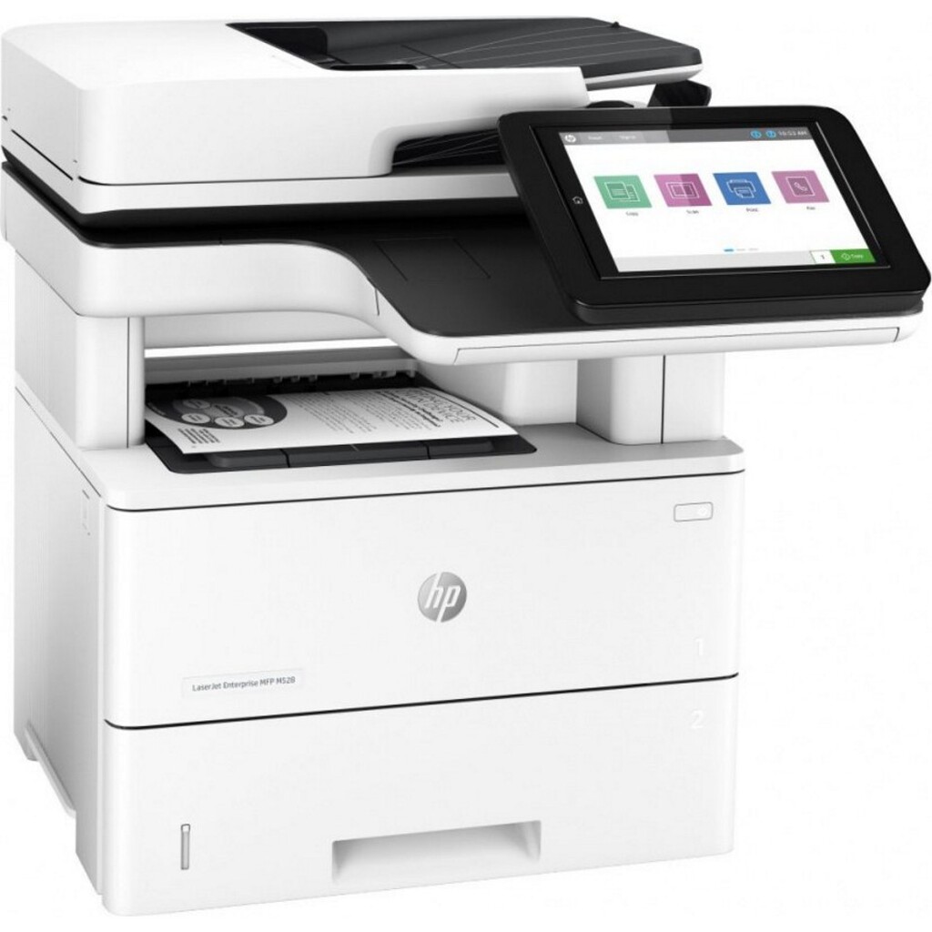 МФУ лазерный HP LaserJet Enterprise M528dn (A4, принтер/копир/сканер, 1200dpi, 43ppm, 1.25+0,5Gb, DADF100, Duplex, Lan, USB) (1PV64A)