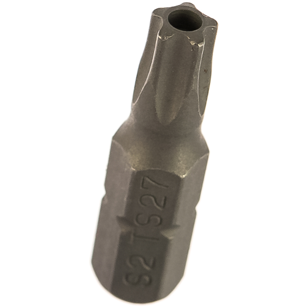 Вставка 5-гранная TORX с отверстием (TS27Hх25 мм; 1/4") JTC 1192527 JTC-1192527