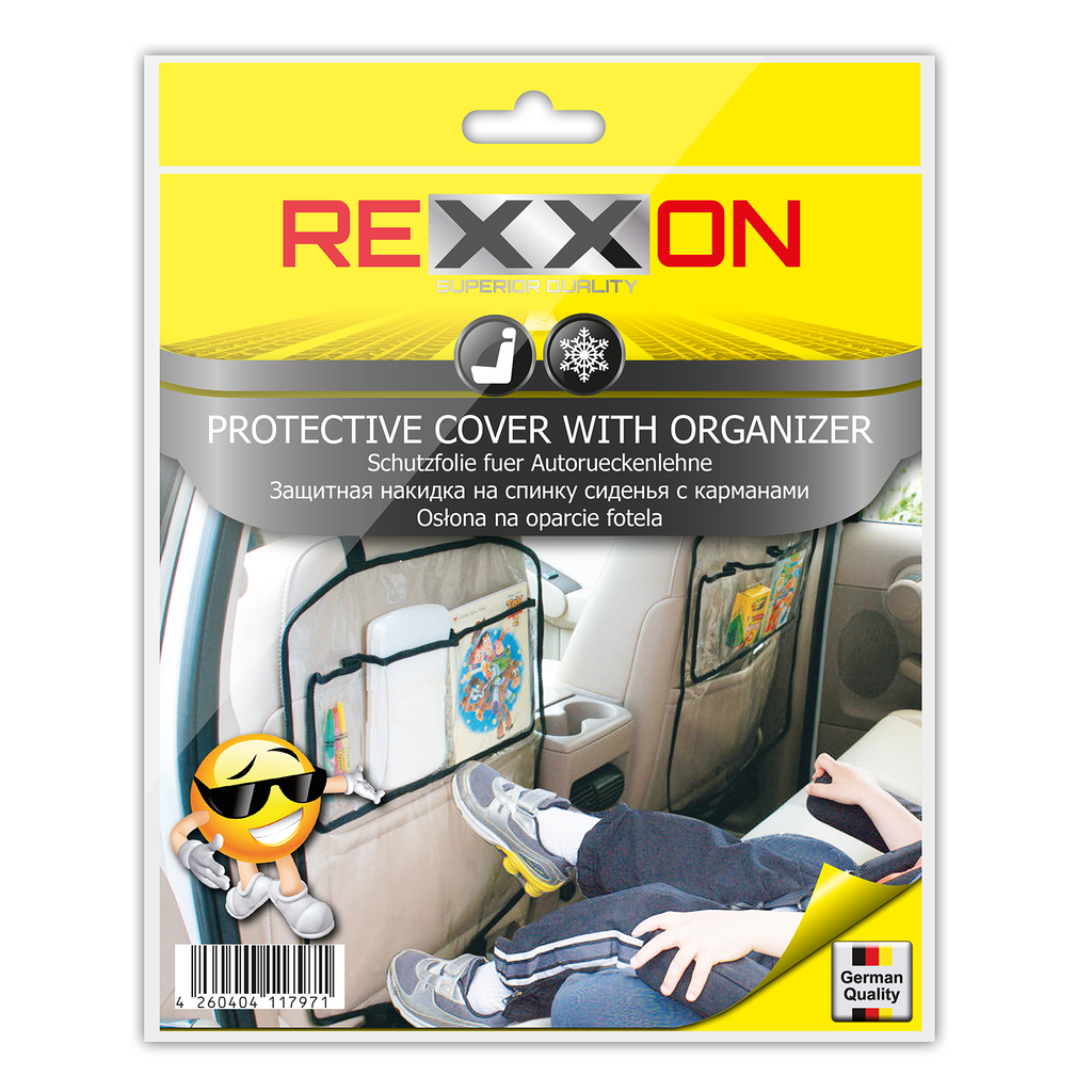 Накидка на сиденье с карманами REXXON 3-8-2-2-1
