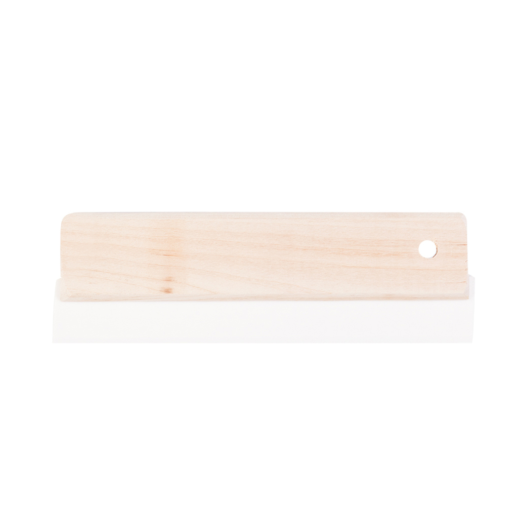 Резиновый шпатель для затирки швов с деревянной ручкой 200мм Мелодия цвета 1209220