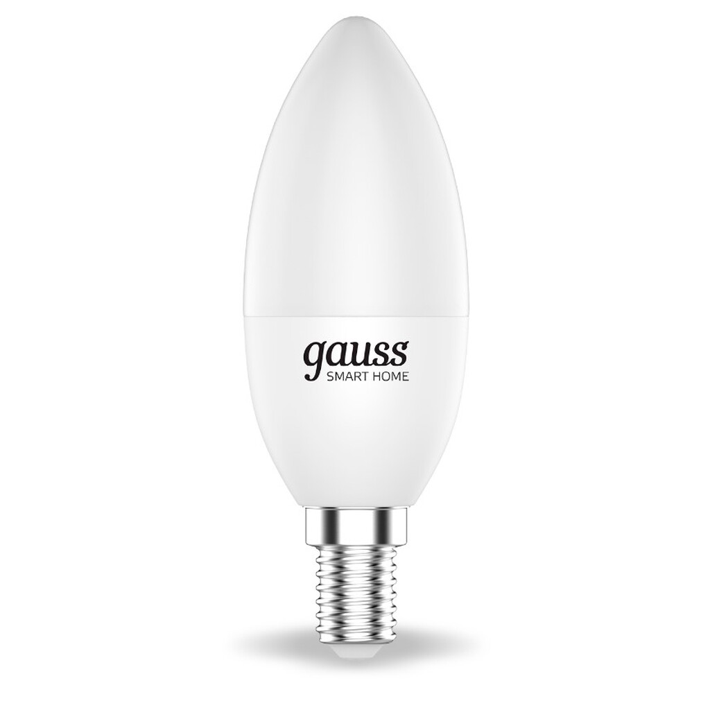 Светодиодная лампа Gauss Smart Home DIM E14 C37 5 Вт 2700К 1/10/40 1100112