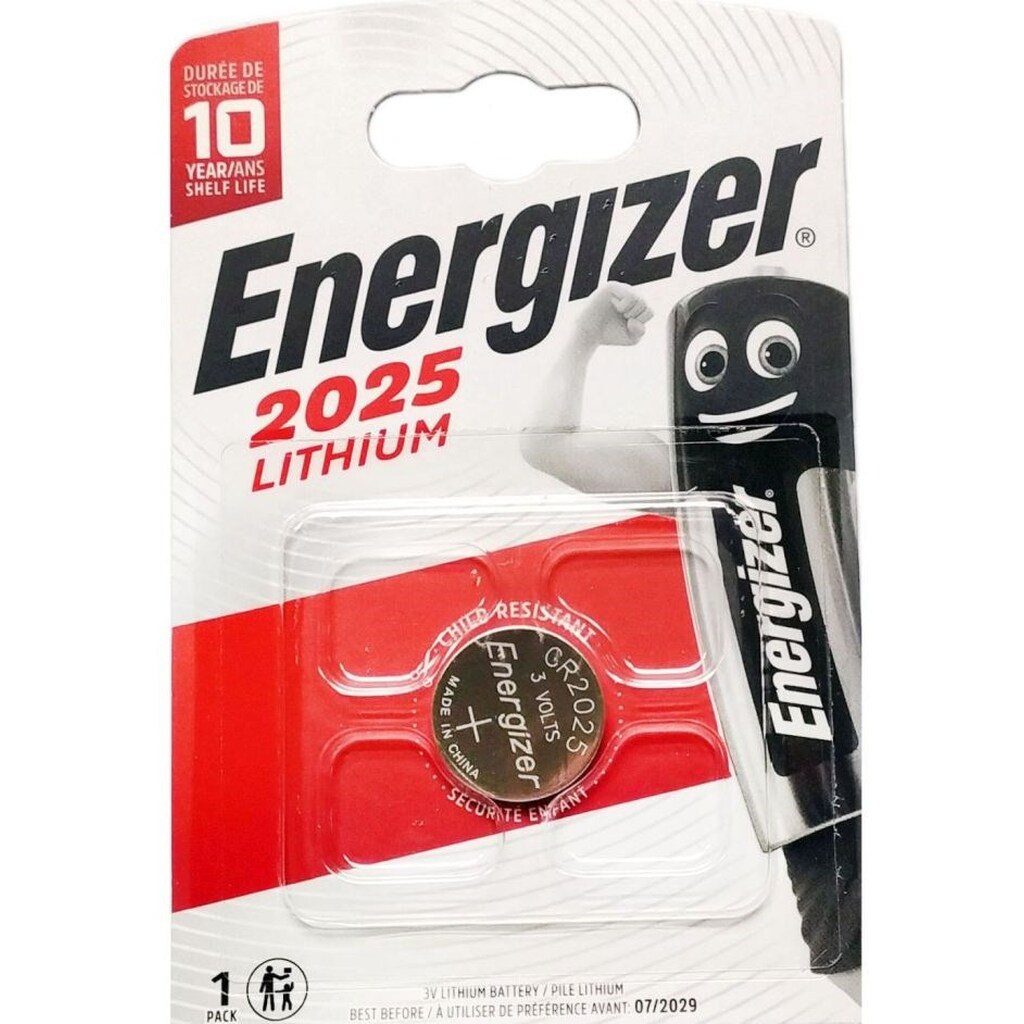 Батарейки Energizer Lithium CR2025 1 шт/бл 7638900083026