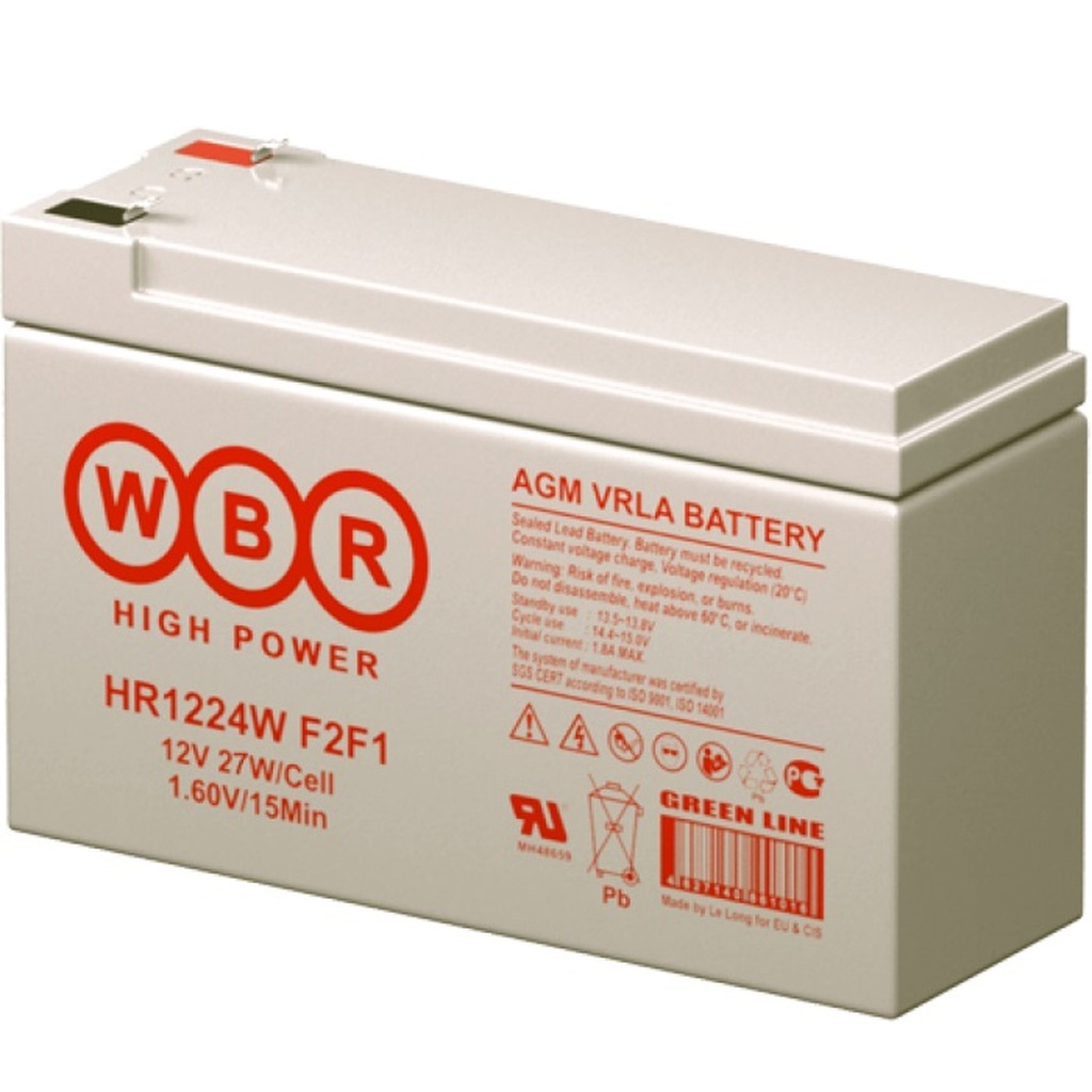 Аккумулятор HR1224W для ИБП WBR HR1224WF2WBR