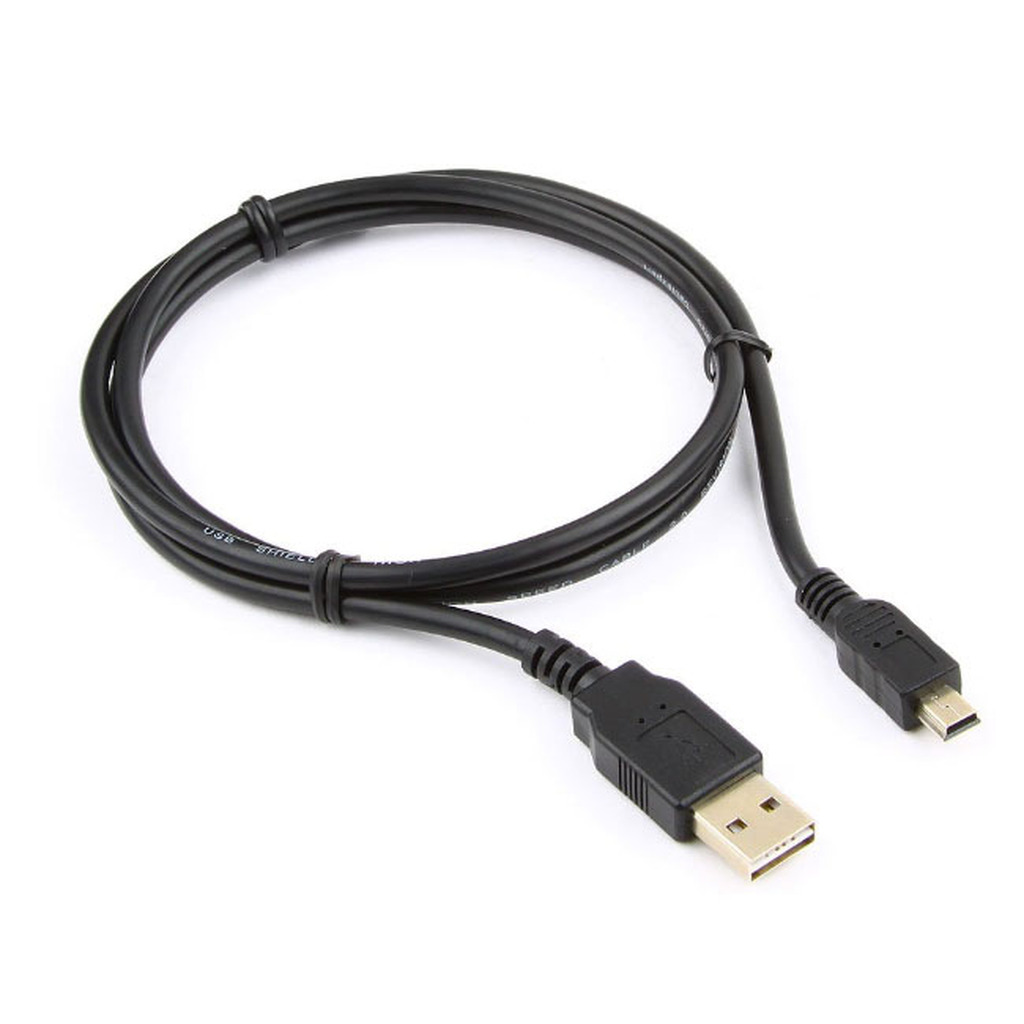 Кабель USB 2.0 Cablexpert USB AM/miniB 5P, мультиразъем, 1м, пакет CC-5PUSB2D-1M