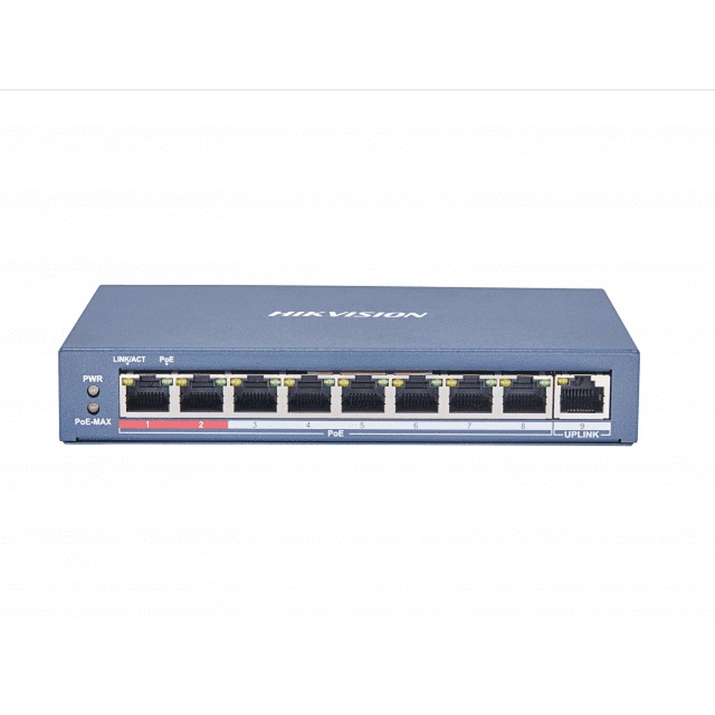 Коммутатор Hikvision Ethernet, PoE DS-3E0109P-E C УТ-00017152 DS-3E0109P-E(C)