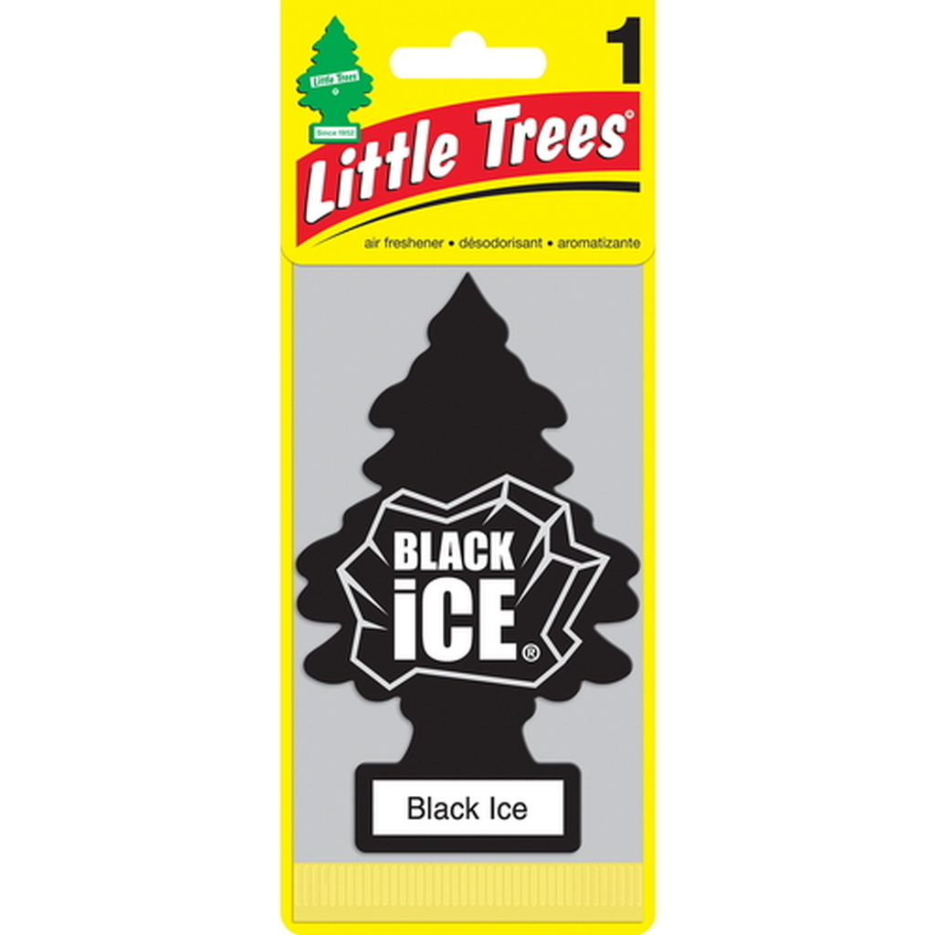 Ароматизатор елочка Car-Freshner Black Ice Черный лед U1P-10155-RUSS