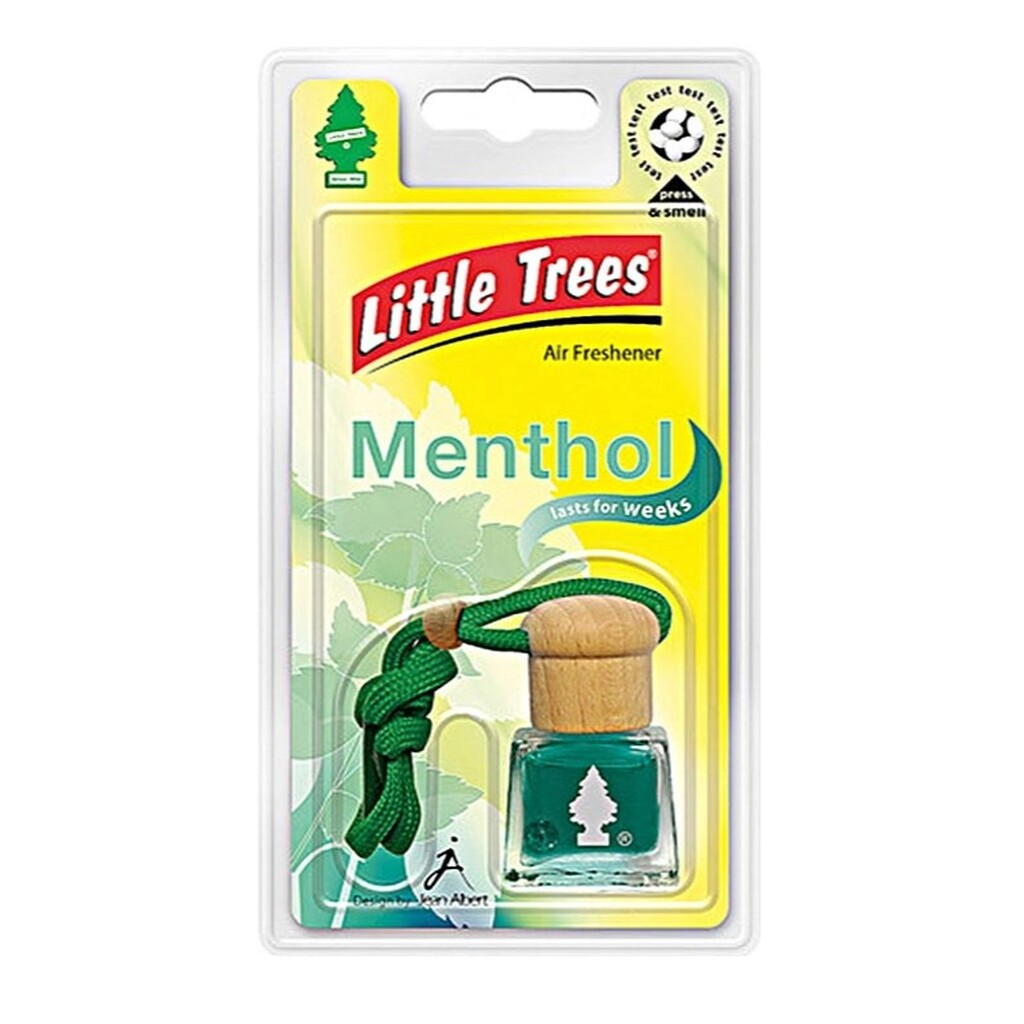 Подвесной жидкостный ароматизатор Car-Freshner LITTLE TREES Bottle Ментоловый бриз C09