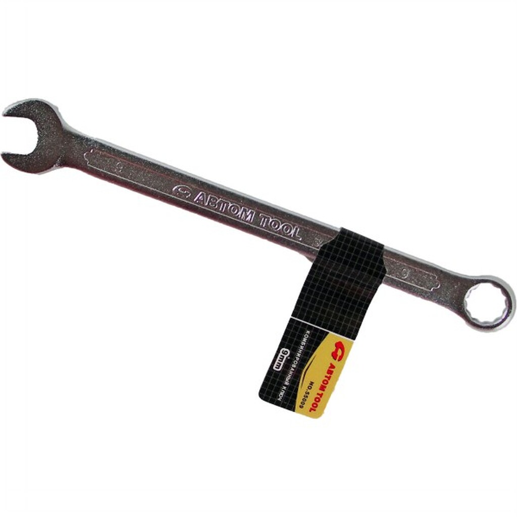 Комбинированный ключ ABTOMTOOL РROFFI DIN3113, CrV, 9х9 мм, 55009