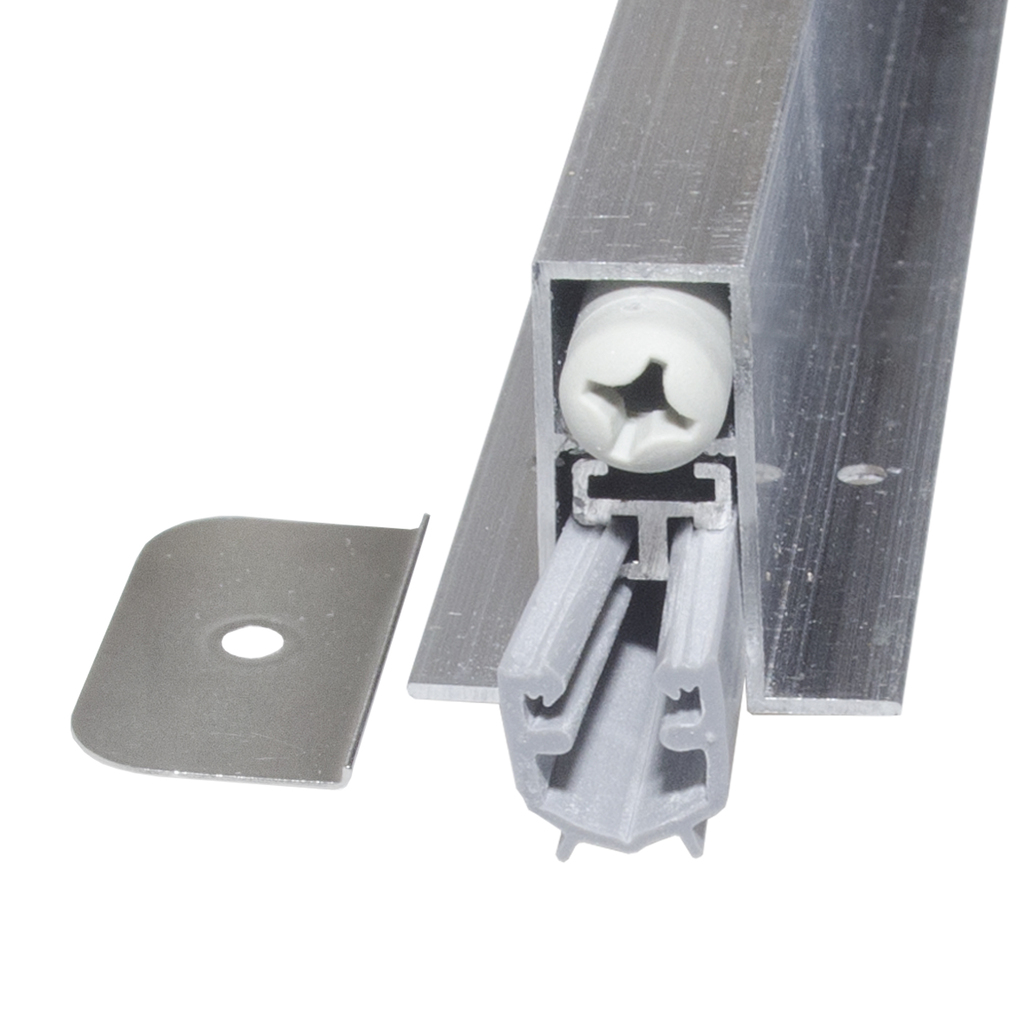 Автоматический накладной порог ATHMER Isolporte Deco silver силикон, серебристый, 730 мм 82184