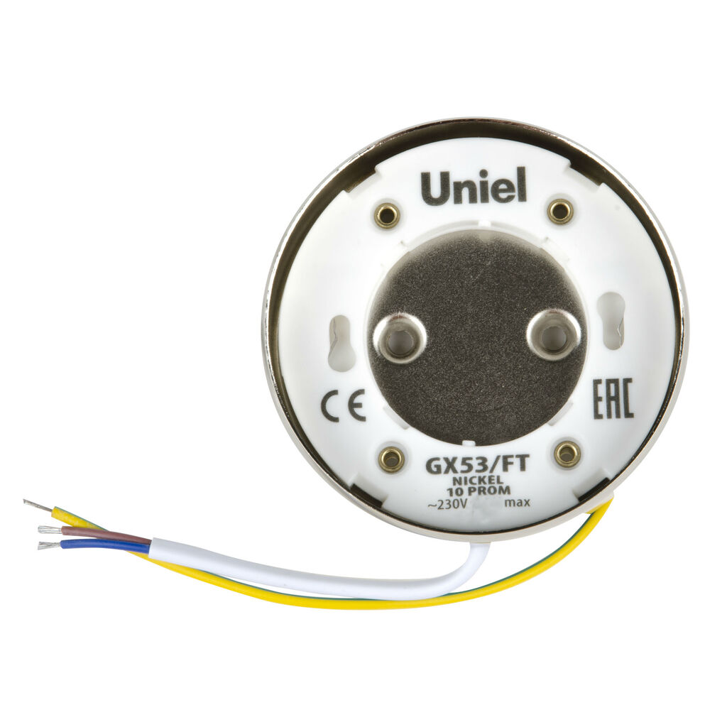 Накладной светильник Uniel, GX53/FT, NICKEL, 10, PROM UL-00004148