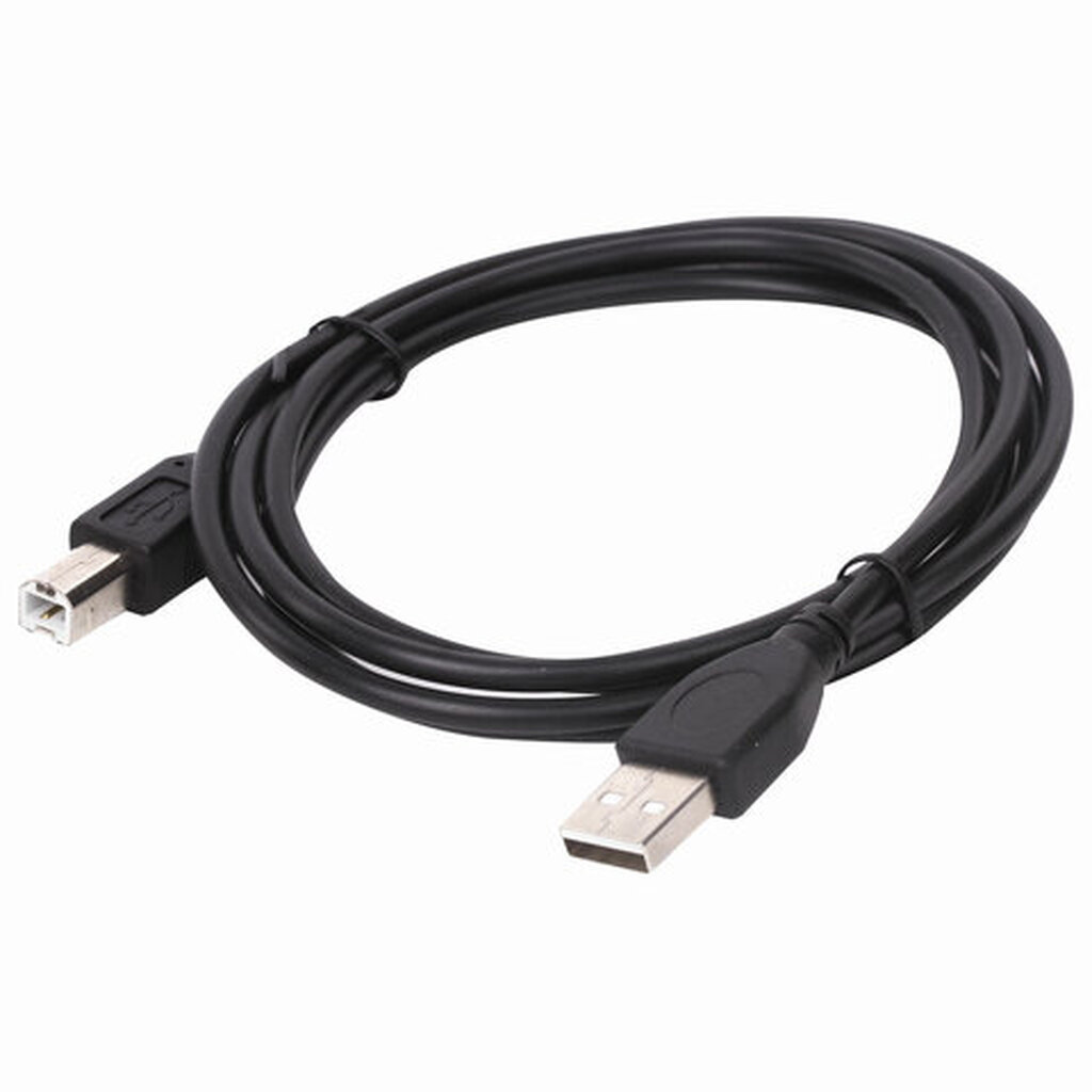 Кабель SONNEN USB 2.0 AM-BM 15м медь для подключения периферии черный 513118