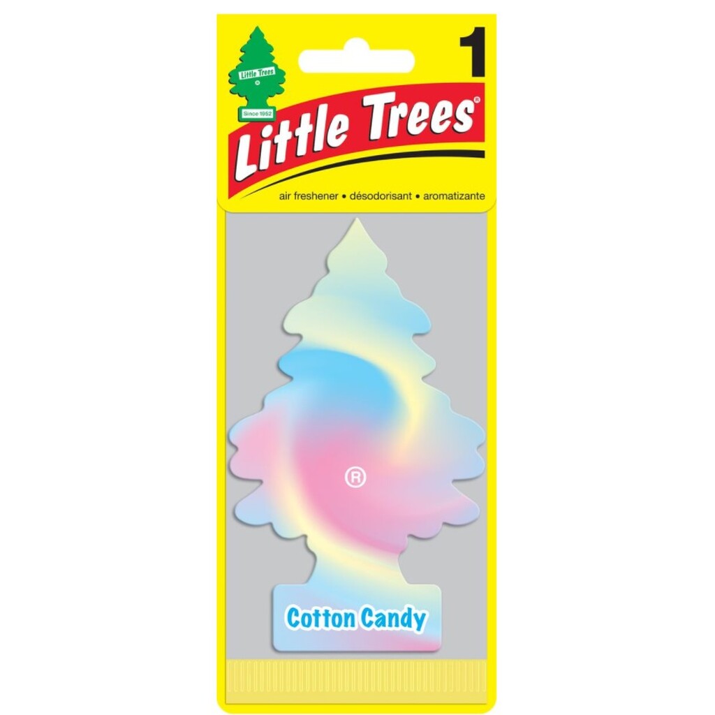 Ароматизатор елочка Car-Freshner Cotton Candy Сладкая вата U1P-10282-RUSS