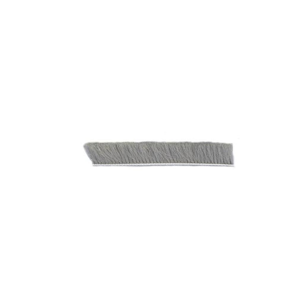 Щеточный уплотнитель Mebax 7х12 серый, в пакете, 6 м 00-00001436