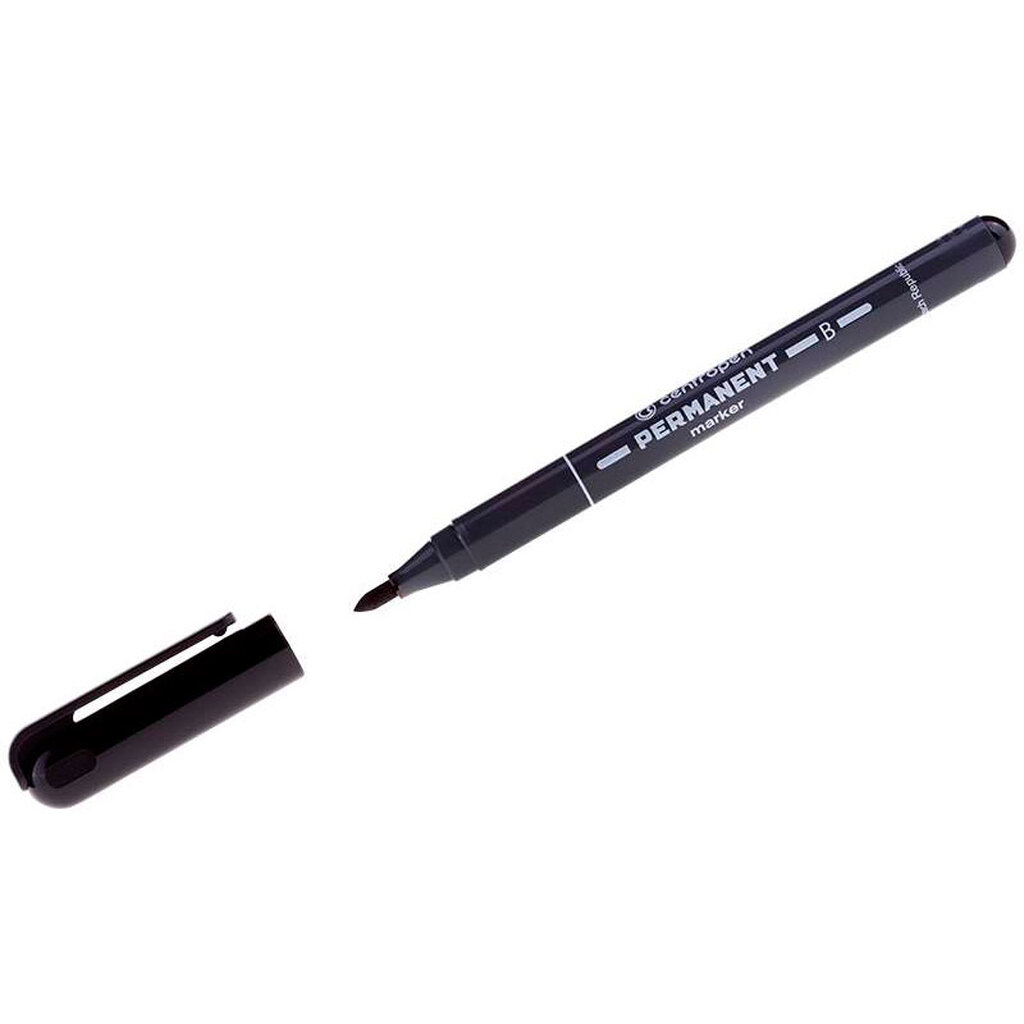 Маркер Centropen 2mm Black 6 2836 0012