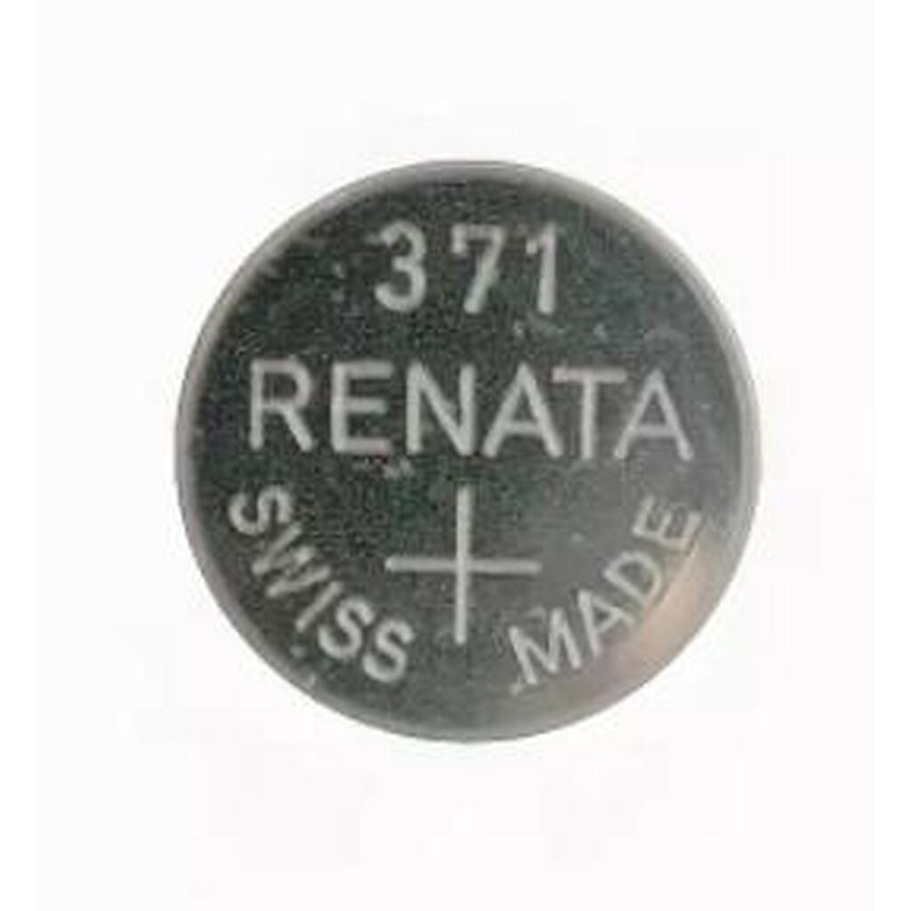 Батарейка для часов Renata R 371 (SR 920 SW, 1.55V, 38mAh, 9.5x2.1mm) 4352