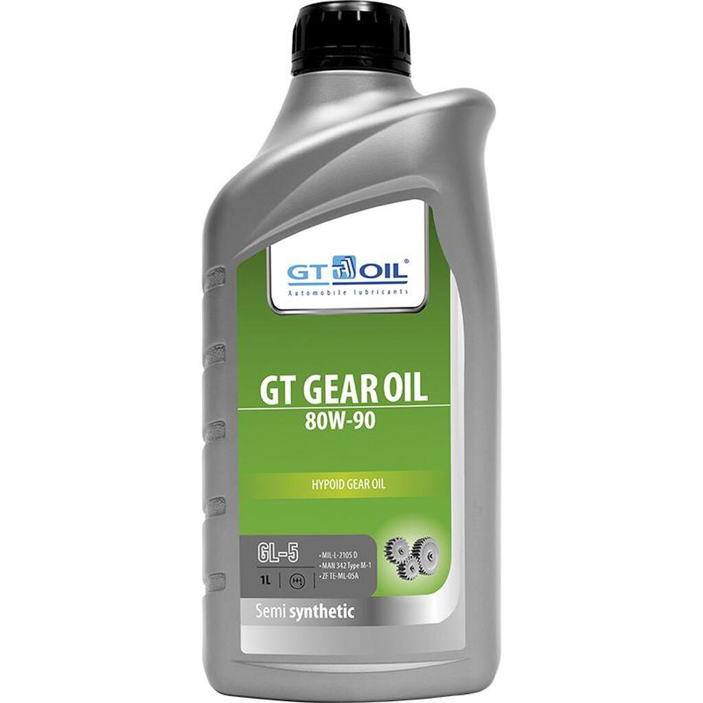 Масло Gear Oil, SAE 80W-90, API GL-5, 1 л GT OIL 8809059407844