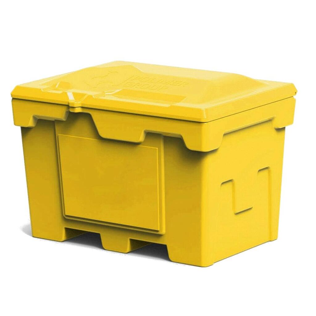 Ящик 500 л с крышкой POLIMER GROUP цвет желтый FB27