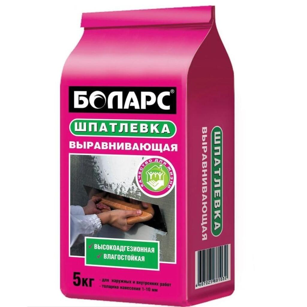 Шпатлевка выравнивающая 5 кг БОЛАРС 00000007455