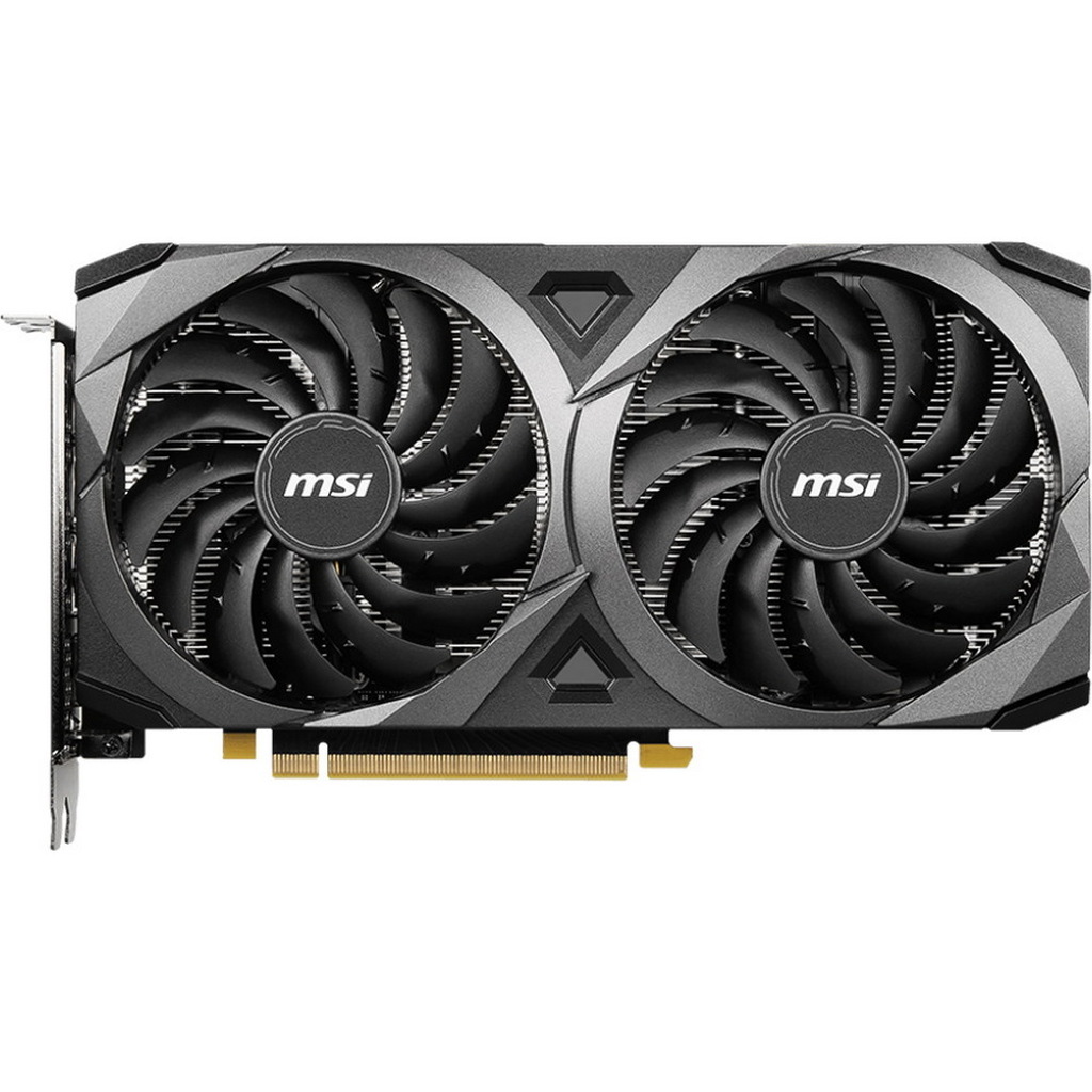 Видеокарта MSI PCI-E nVidia GeForce VENTUS 2X 12G OC GDDR6 192bit 3xDP HDMI (RTX 3060 VENTUS 2X 12G OC)