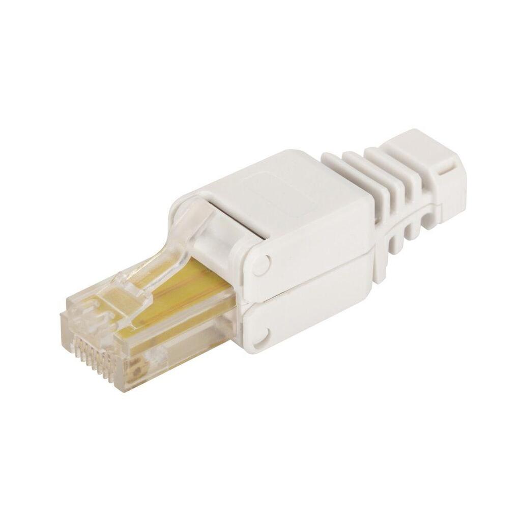 Полевой коннектор LANMASTER RJ-45 8P8C, категории 5E LAN-TMP-U5E-WH