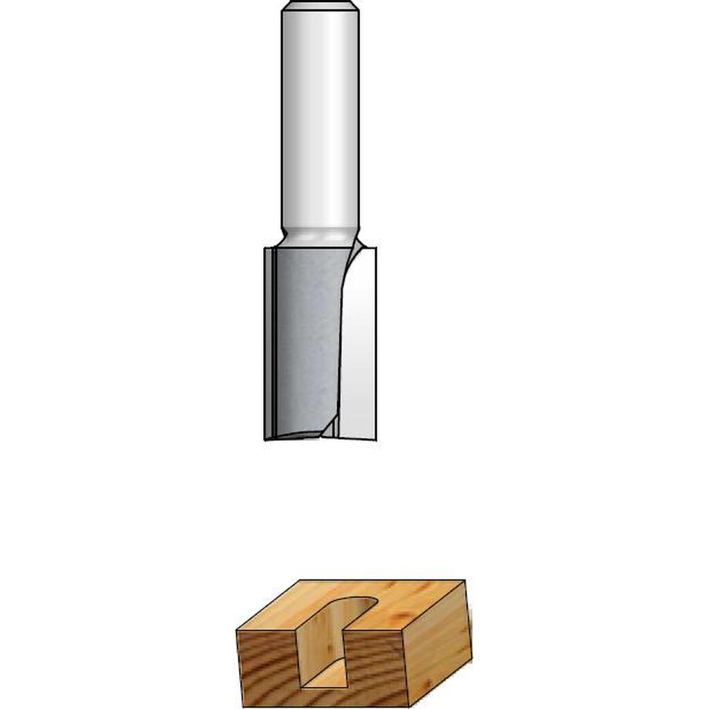 Фреза пазовая (16х32 мм; Z2; хвостовик 12 мм) WPW P251602