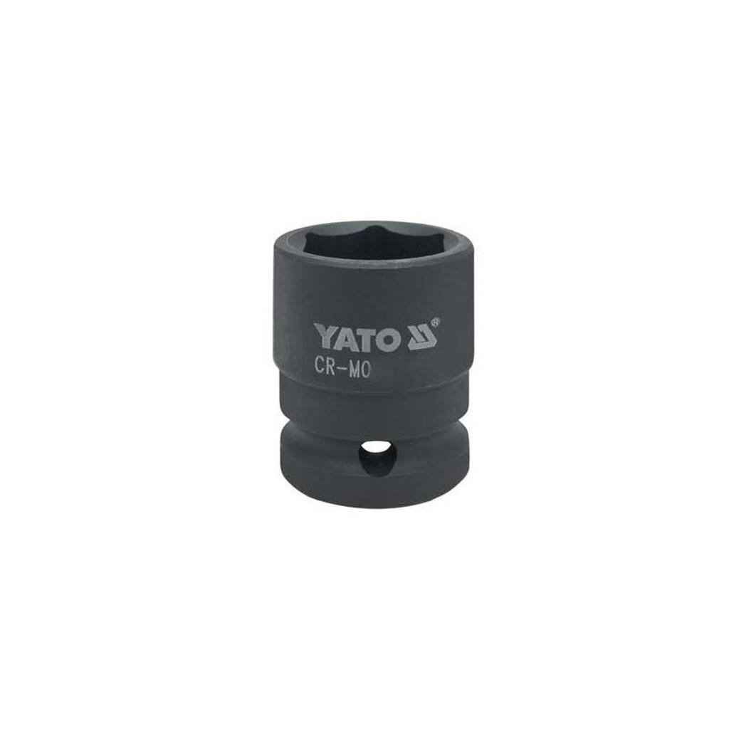 Головка торцевая ударная короткая (17 мм; CrMo; 1/2DR) YATO YT-1007