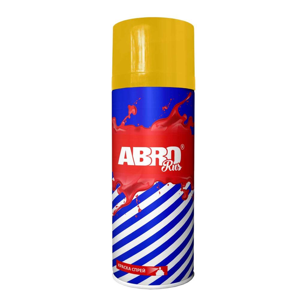 Акриловая краска-спрей ABRO №25 желтая, 473 мл SPO-025-R