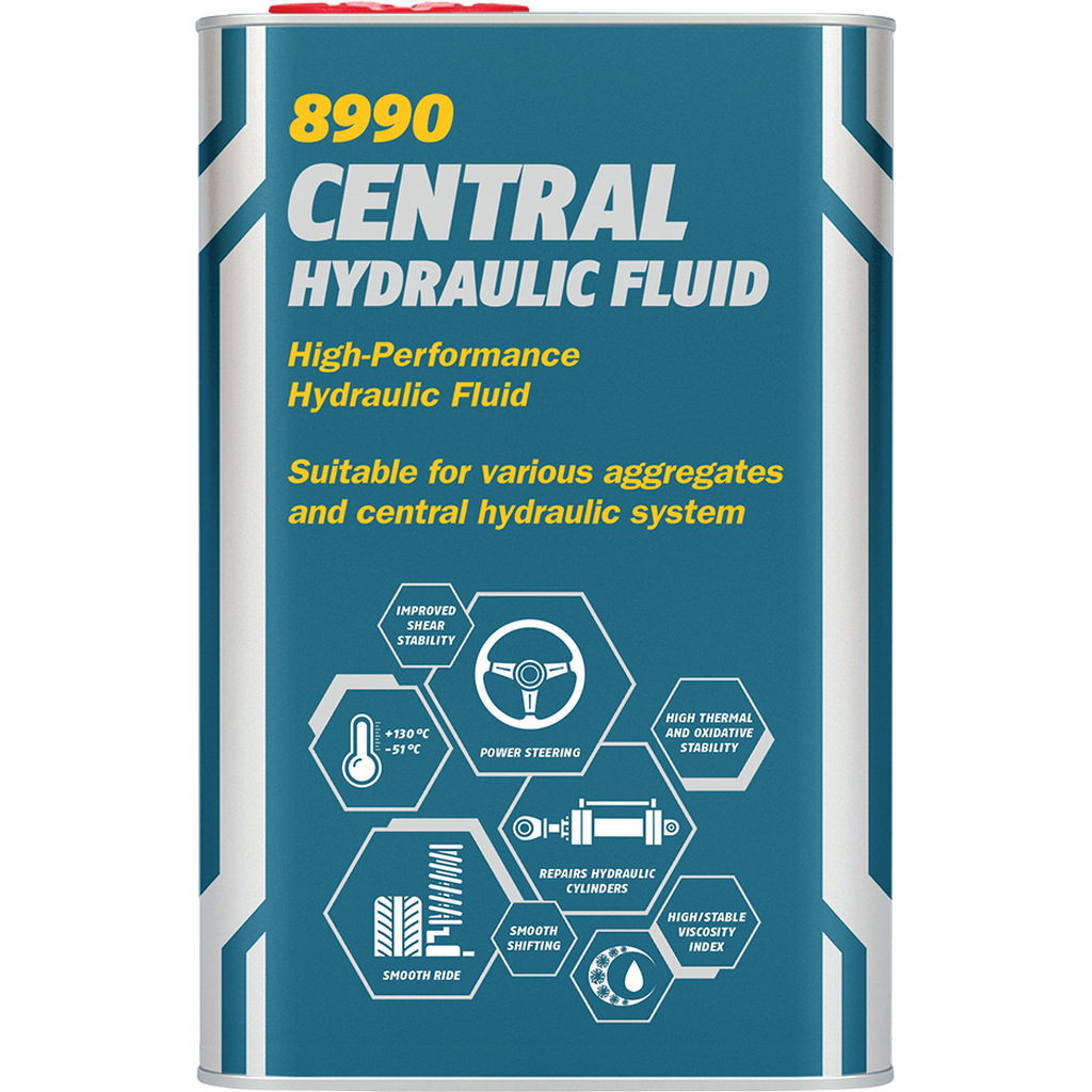 Гидравлическая жидкость MANNOL CENTRAL HYDRAULIC FLUID Metal, 1 л 2472