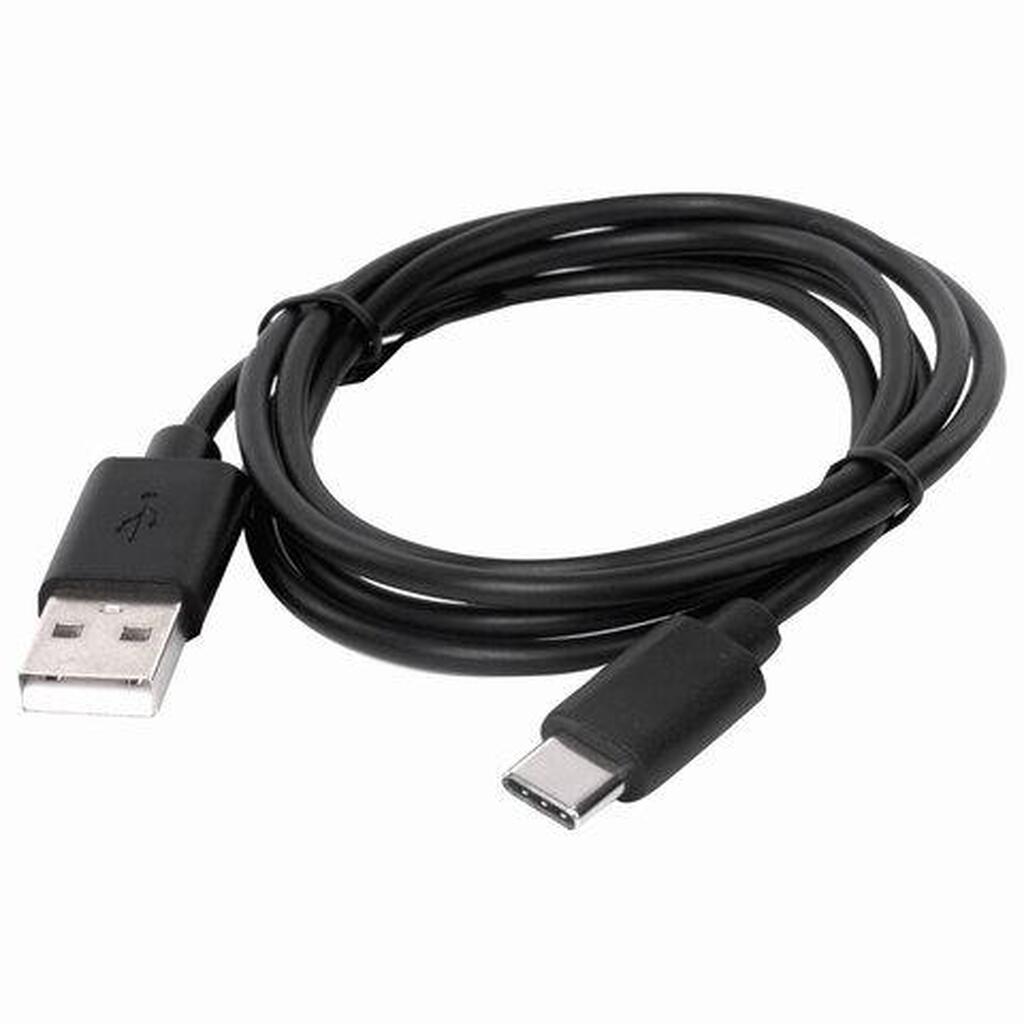 Кабель SONNEN USB2.0-Type-C 1м медь для передачи данных и зарядки черный 513117