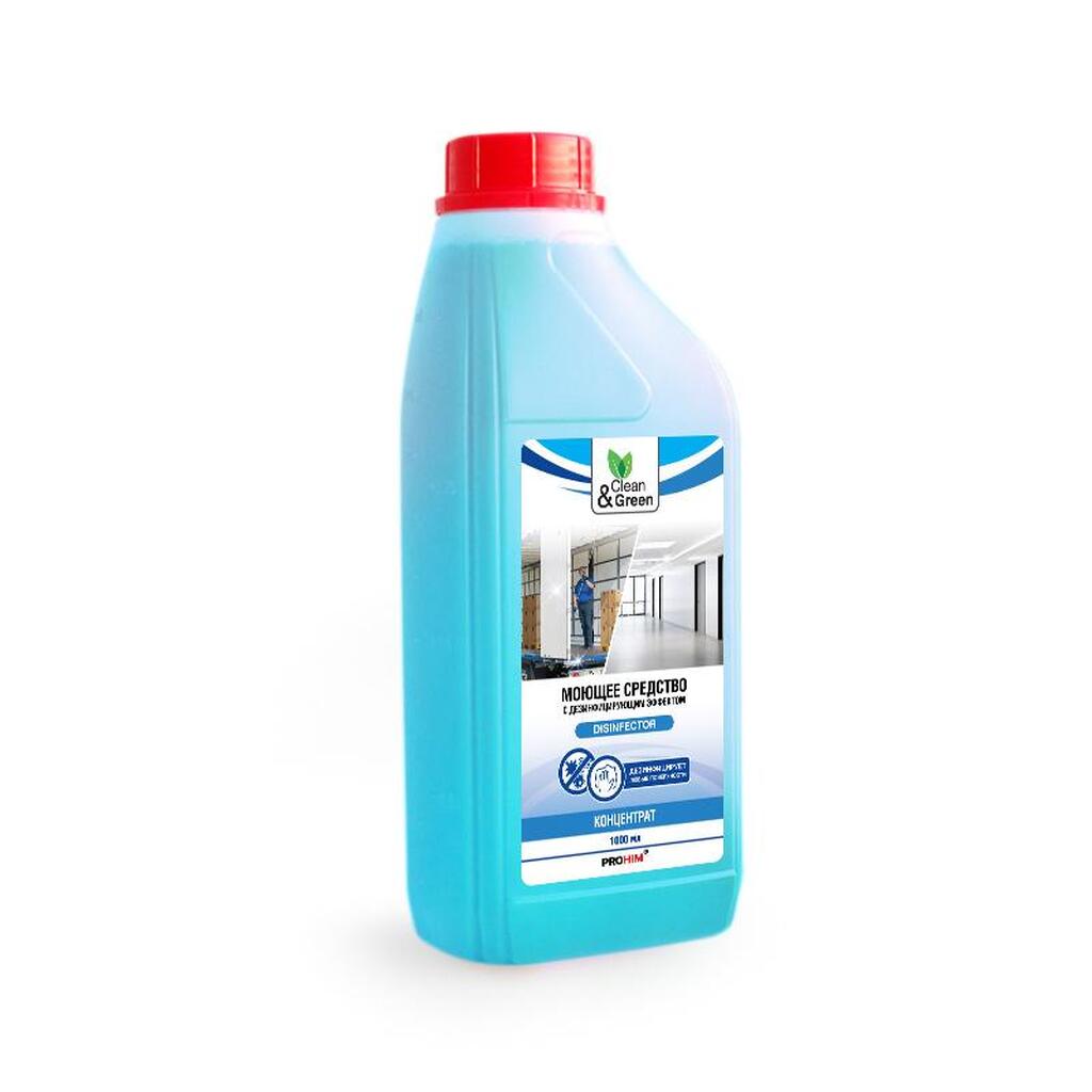 Моющее средство с дезинфицирующим эффектом AVS Disinfector 1 л Clean&Green CG8005