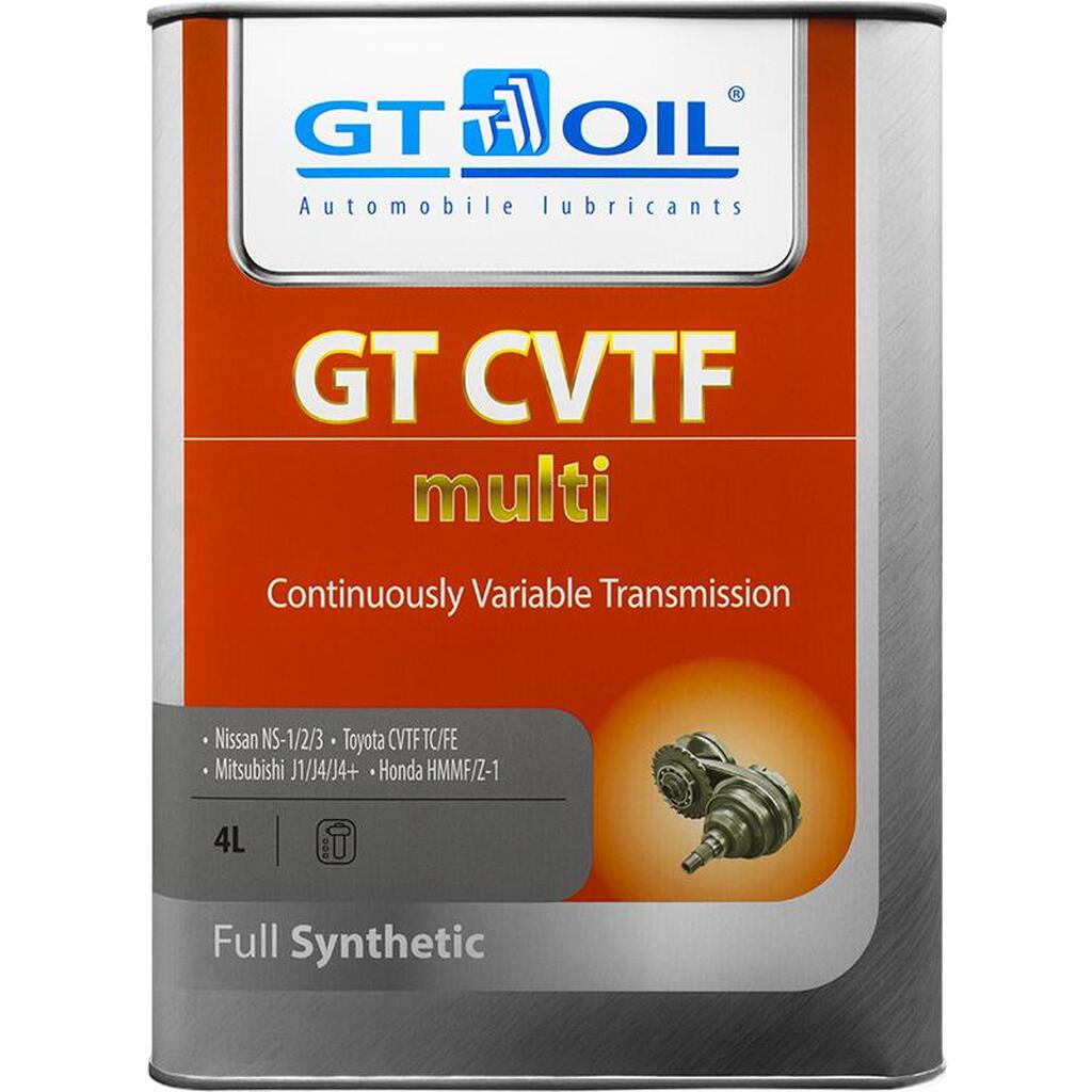 Масло CVTF Multi, 4 л GT OIL 8809059408667