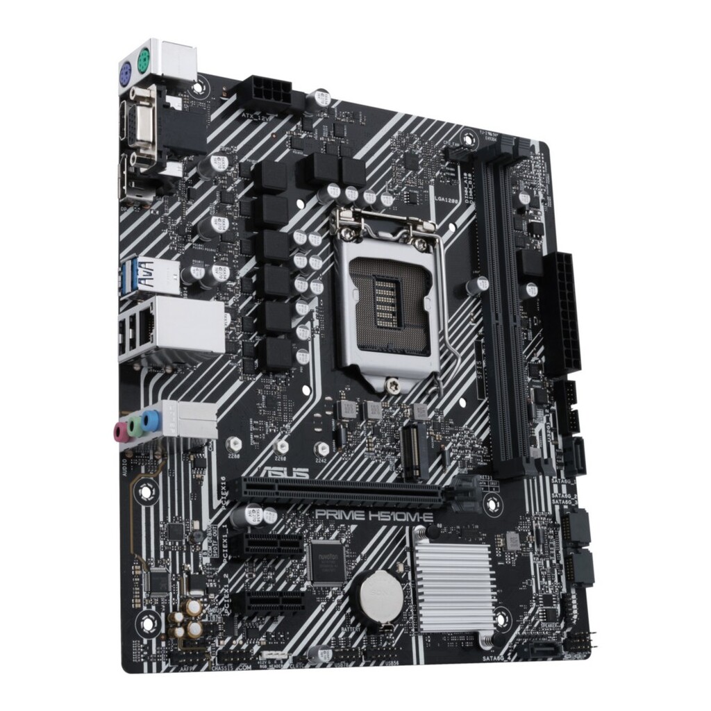 Материнская плата Asus PRIME H510M-A (RTL) LGA1200 H510 PCI-E Dsub+HDMI+DP GbLAN SATA MicroATX 2DDR4