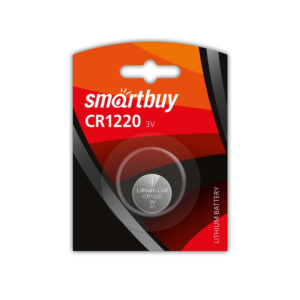 Литиевый элемент питания Smartbuy CR1220 SBBL-1220-1B