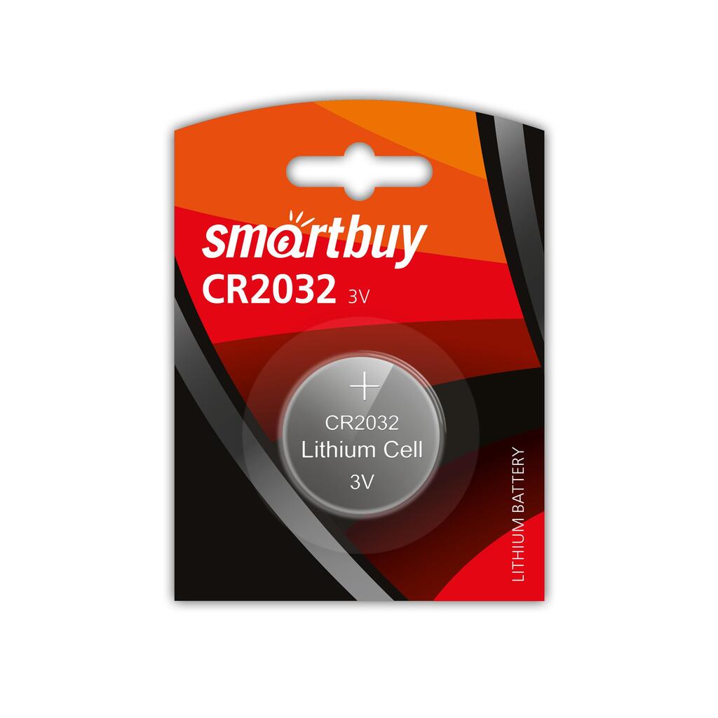 Литиевый элемент питания Smartbuy CR2032 SBBL-2032-1B