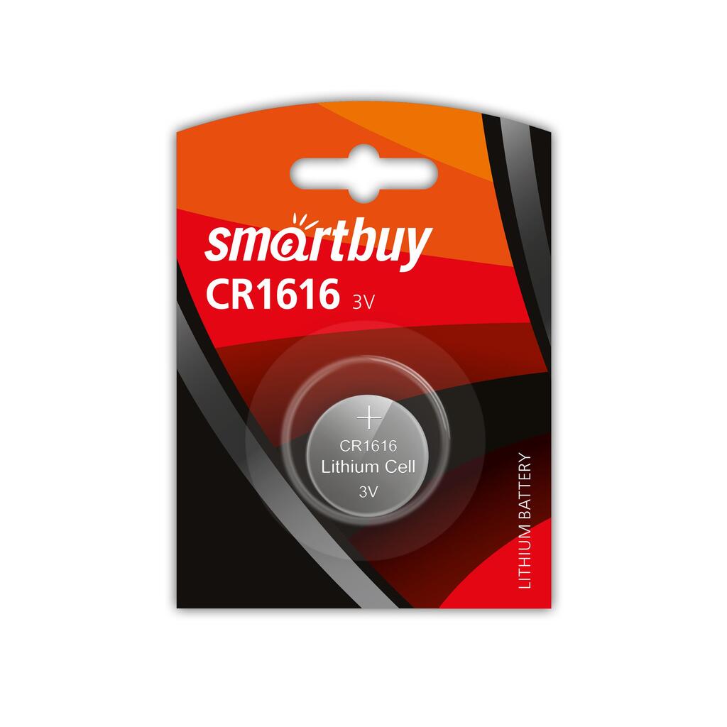 Литиевый элемент питания Smartbuy CR1616 SBBL-1616-1B