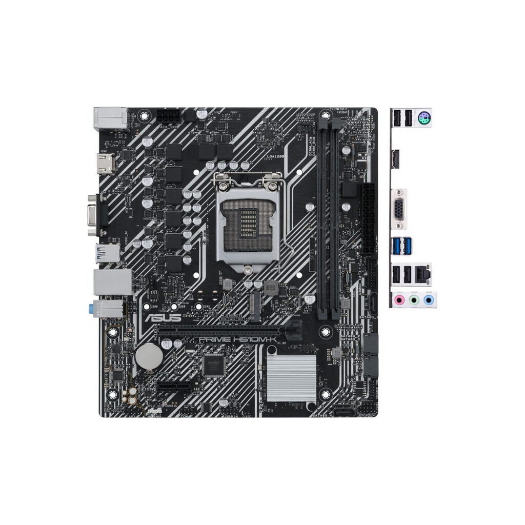 Материнская плата ASUS PRIME H510M-K (Socket 1200/mATX/H510/2xDDR4/M.2/VGA/HDMI)