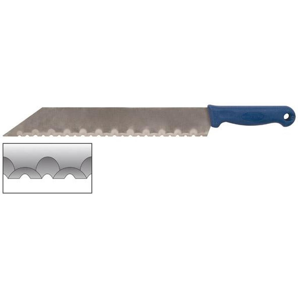 Нож для резки изоляционных плит FIT лезвие 340x50мм, нержавеющая сталь, пластиковая ручка 10637