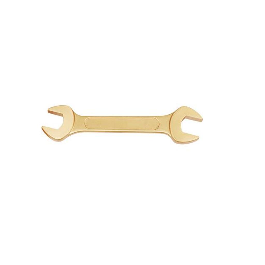 Гаечный рожковый двусторонний искробезопасный ключ TVITA мод. 146 17х19 мм AlCu TT1146-1719A