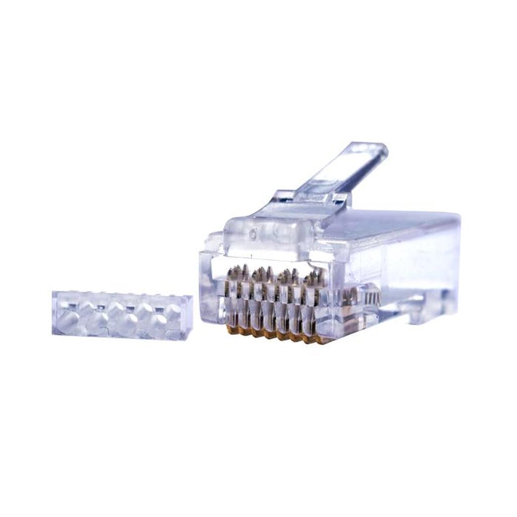 Коннекторы SUPRLAN 8P8C U/UTP Cat.6 50U /RJ-45/ /100 pcs/ 10-0208