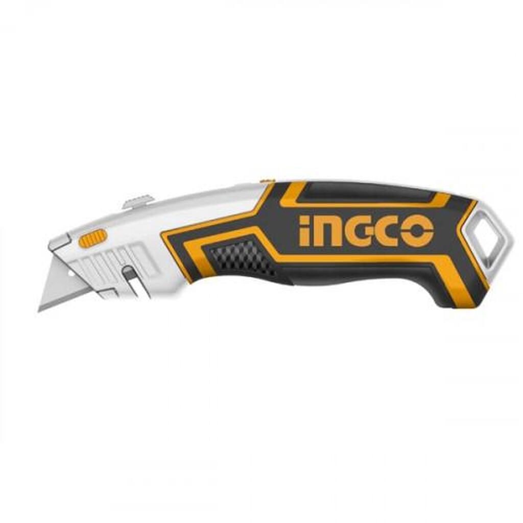 Универсальный нож INGCO 180х61х19 мм 5 лезвий INDUSTRIAL HUK6118