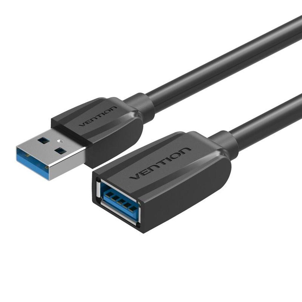 Кабель-удлинитель Vention USB 3.0 AM/AF - 3м Black Edition VAS-A45-B300