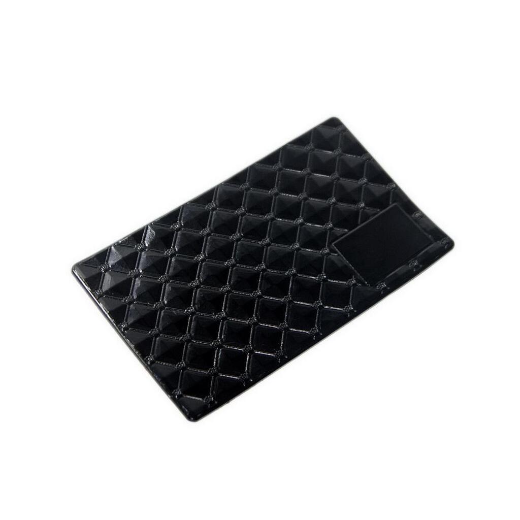 Липкий коврик Wiiix силиконовый, черный, квадратики SP-03BK