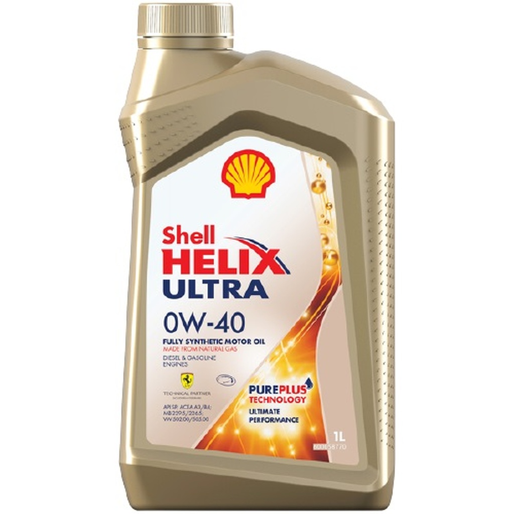 Масло Shell Helix Ultra 0W-40 API SP, 1 л 550055859